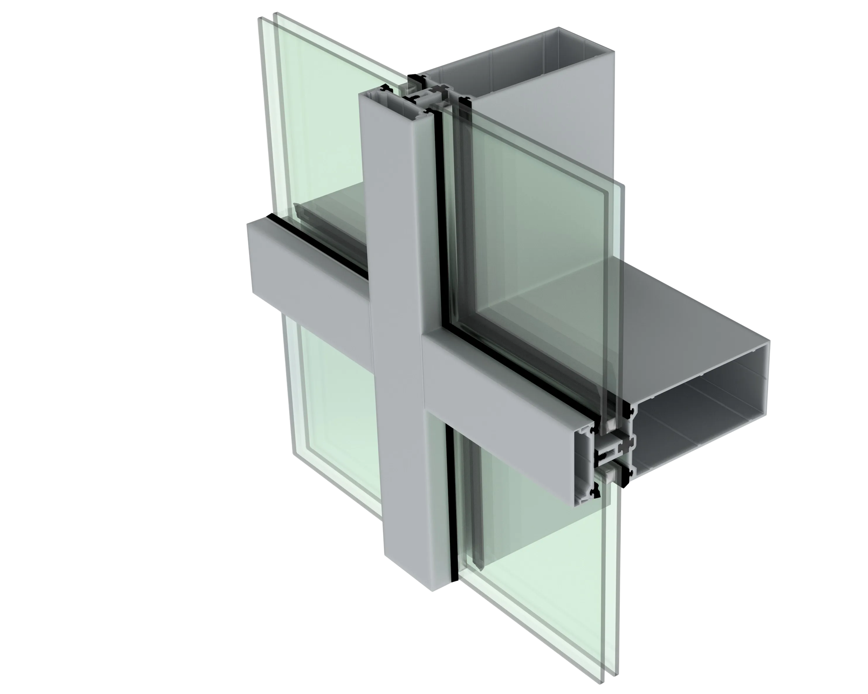 2500T Series Thermally Broken Curtain Wall